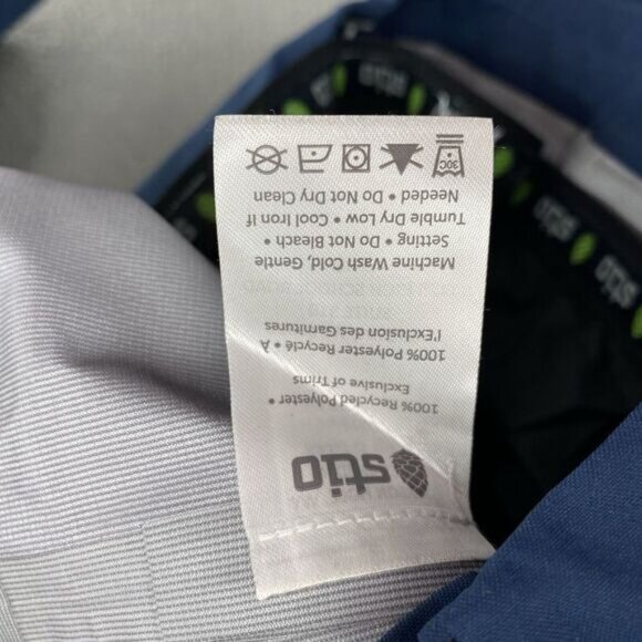 Stio Ski Jacket Womens Large Blue Environ Waterproof Snowboard Gorpcore Workwear - Picture 11 of 12